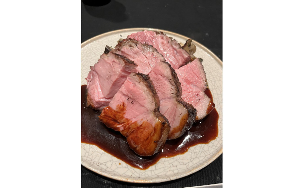 炭火焼　ローストポーク300g ソース80g付【福岡市】