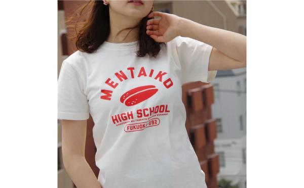 MENTAIKO HIGH SCHOOL Tシャツ（めんたいこハイスクール）Lサイズ