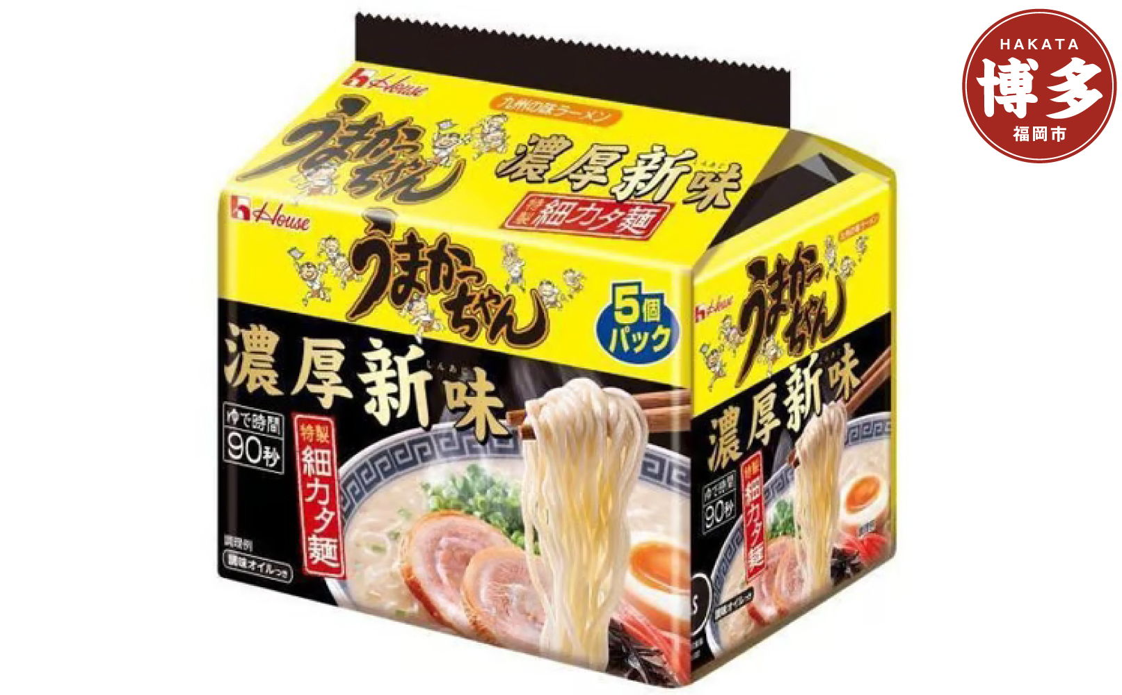 うまかっちゃん　＜濃厚新味＞　30食（5食入×6袋）福岡市／豚骨ラーメン