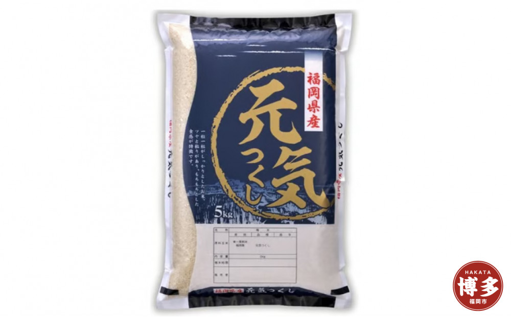 福岡県産 元気つくし 10kg (5kg×2袋) (令和7年産)