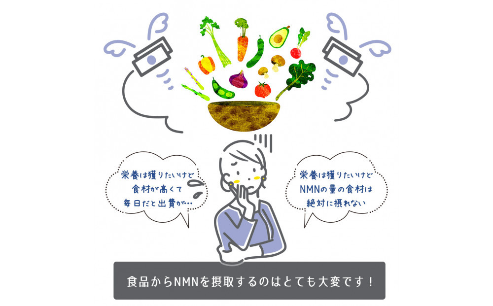 鬲諠代じ繧ッ繝ュ NMN Boost(遖丞イ。蟶りソ皮、シ蜩)縲6陲句・繧翫