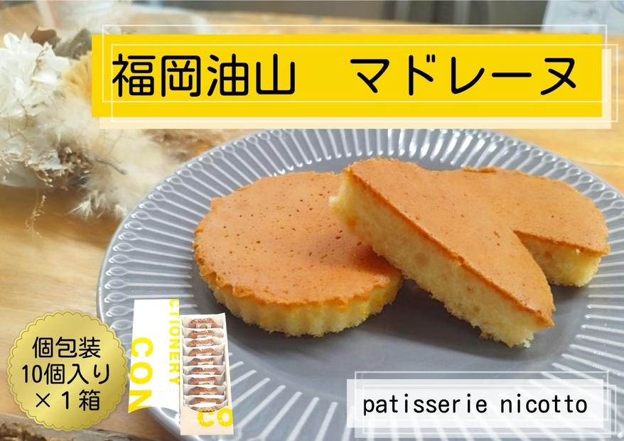 福岡油山　マドレーヌ　10個入り