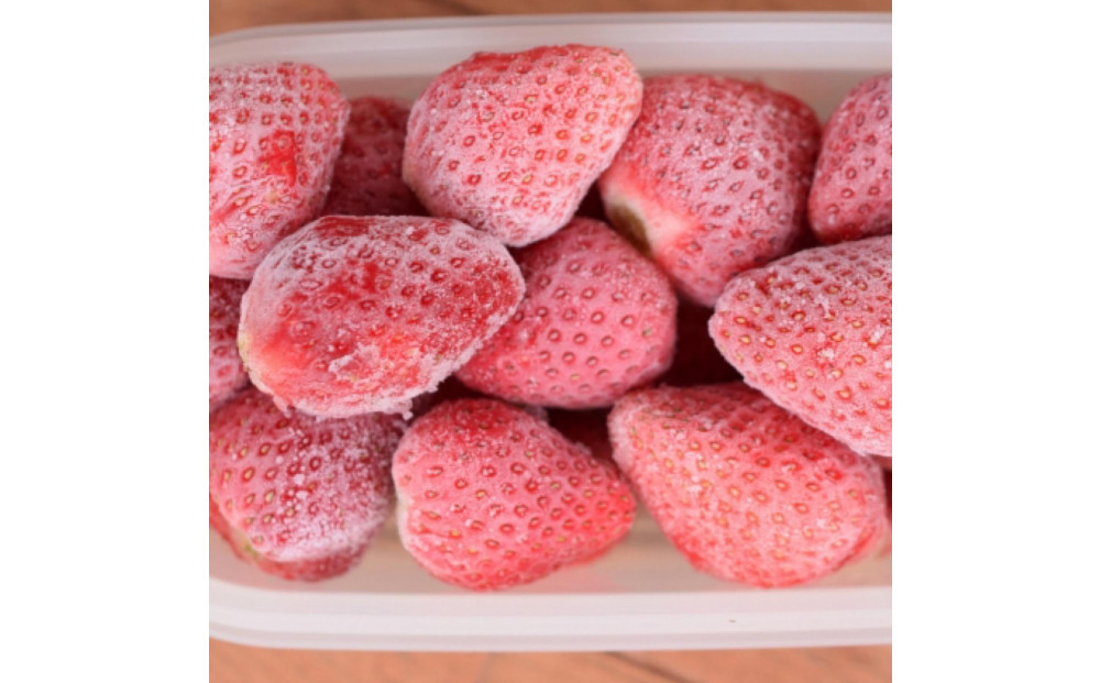 【福岡県産】完熟冷凍あまおう 約2kg（500g×4）｜濃厚な甘み＊鮮度そのまま