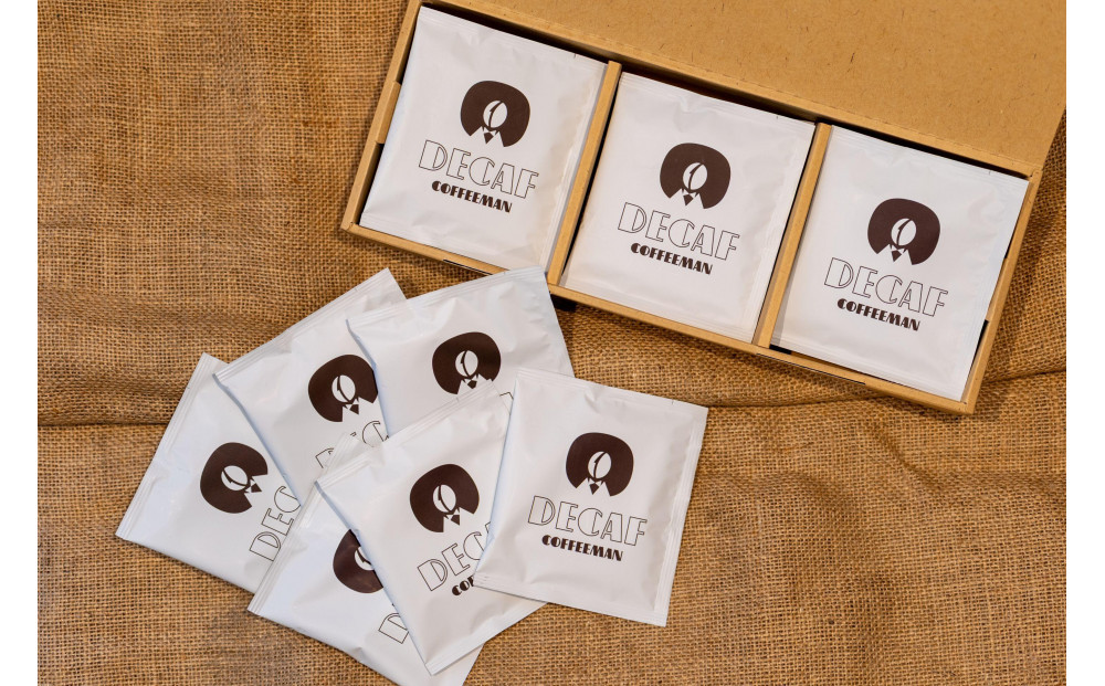 【福岡市COFFEEMAN】デカフェブレンドドリップバッグ(10g)×18個入