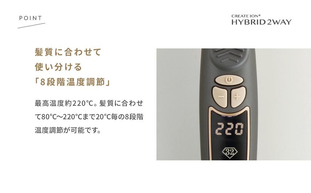 ã¯ã¬ã€ã ãã€ããªãã2WAY ãŽãŒã«ã RCISC-G32HY ã çŸå®¹å®¶é» ã¹ãã¬ãŒã å·»ã髪 ãããã å®¶é» ã