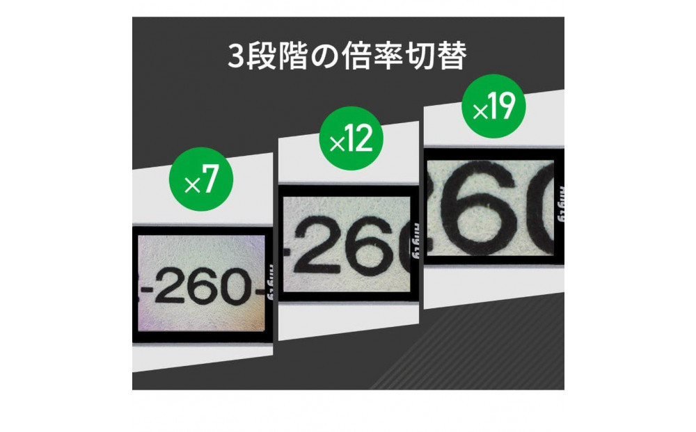 【Anyty】携帯型LED顕微鏡 マジックルーペ キューブ 【6ヶ月保証】 3R-MJL02