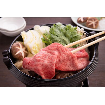 【厳選部位】【A4〜A5】博多和牛サーロインしゃぶしゃぶすき焼き用　600g(大牟田市)【配送不可地域：離島】【1560729】