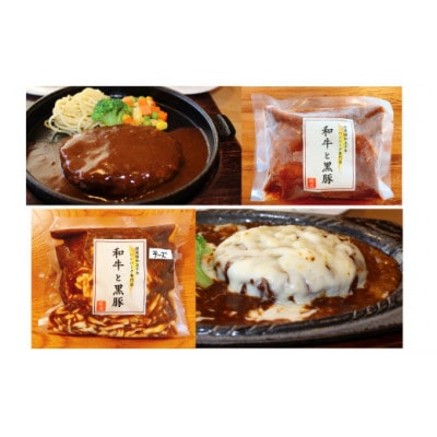 チーズハンバーグ&デミグラスハンバーグ各3個セット【配送不可地域：離島】【1545972】