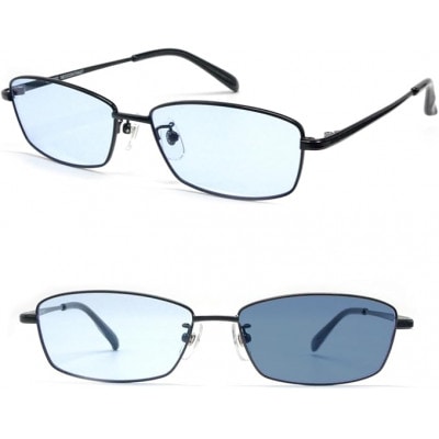 [ネオコントラスト]調光サングラス スクエアフレーム・ブラック　型番:S1034K-PHN【1597606】