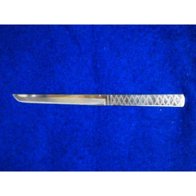 【刀匠四郎國光一門】手づくりペーパーナイフ(直刃風)【配送不可地域：沖縄県】【1533420】