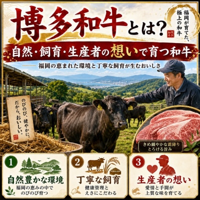 【A4〜A5】博多和牛しゃぶしゃぶすき焼き用(肩ロース)750g(250g×3p)(大牟田市)【配送不可地域：離島】【1744444】