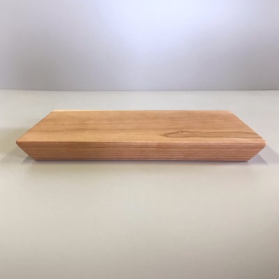 ブラックチェリー材　一枚板のカッティングボード・まな板 25cm(大牟田市)【1263656】