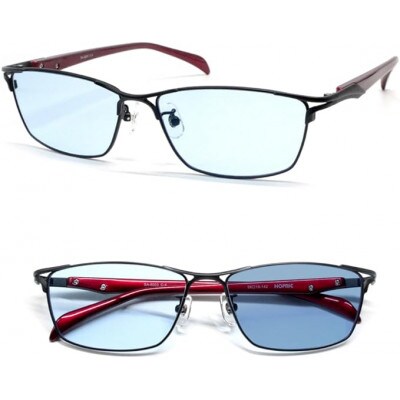 [ネオコントラスト]調光サングラス スタイリッシュフレーム・レッド　型番:S8003R-PHN【1597340】