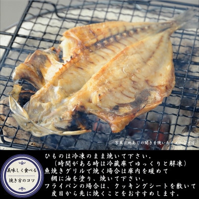 【無添加・天日干し・手造り】地あじひらき10枚セット【配送不可地域：離島】【1681929】