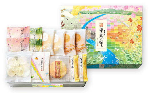 もち吉 特撰詰合せ 豊穣乃里 8種 計36袋 煎餅 あられ せんべい