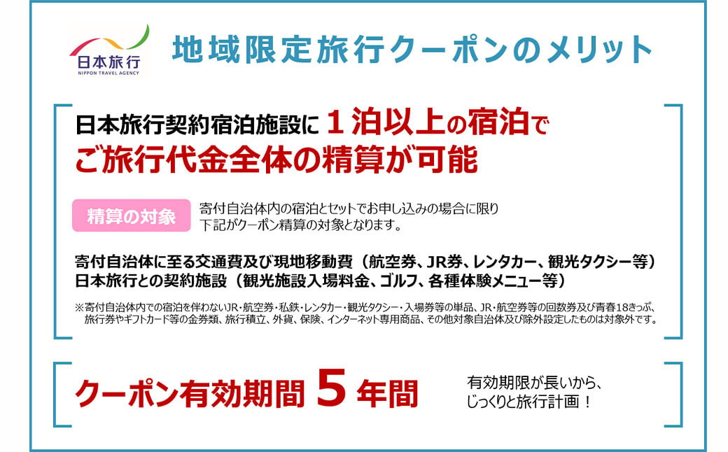 福岡県直方市 日本旅行 地域限定 旅行クーポン 300,000円