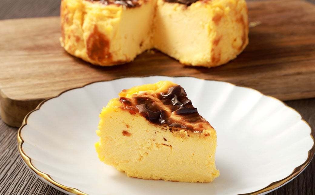 グルテンフリー！ かぼちゃ バスクチーズケーキ 12cm×1個 バスクチーズ チーズケーキ