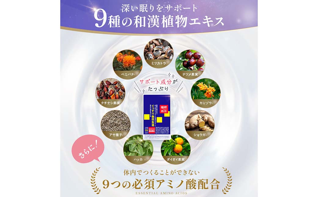 『 機能性表示食品 』 ぐっすり血圧生活 62粒 2袋セット 機能性 食品 健康商品 サプリ GABA 目覚め 福岡県 直方市