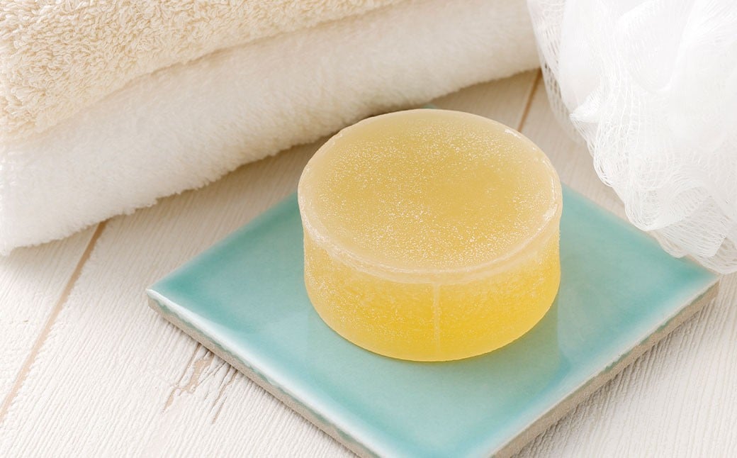 HOハーブソープ （ゼラニウム＆オレンジ） 3個セット ／ 石鹸 石けん せっけん 洗顔 スキンケア ボディウォッシュ 美容 衛生 日用品 馬油 九州