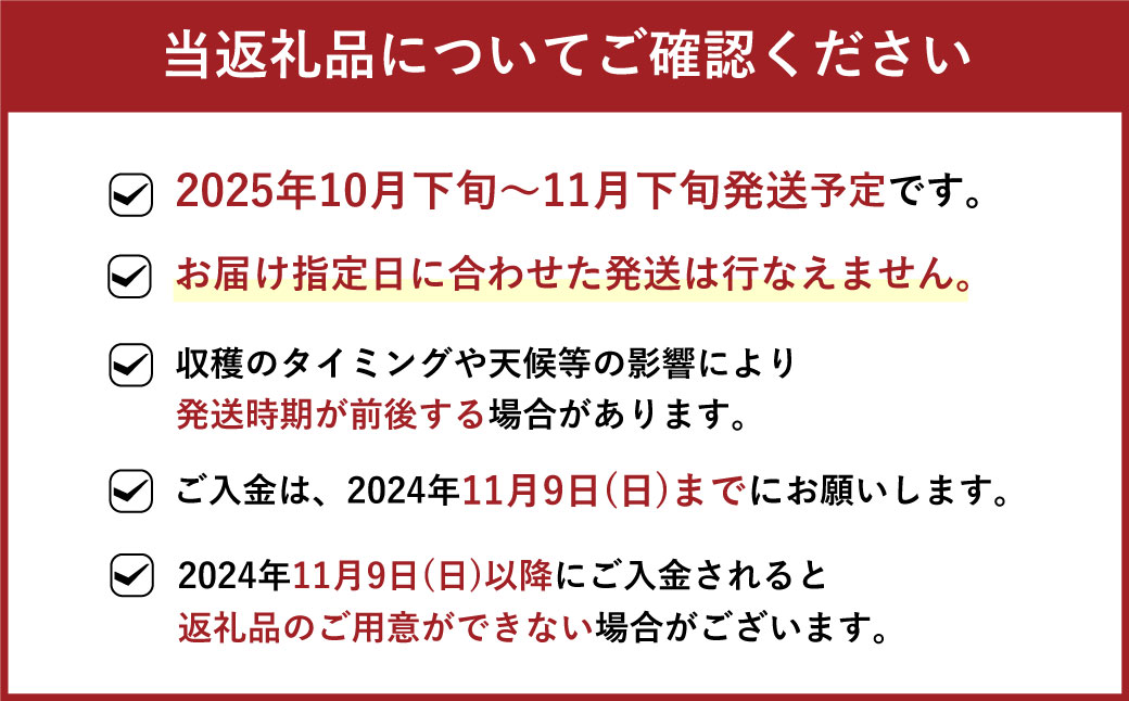 福岡県産 博多甘うぃ 約3.6kg (20玉～27玉入り) 【2025年10月下旬～11月下旬発送】※北海道・沖縄・離島配送不可