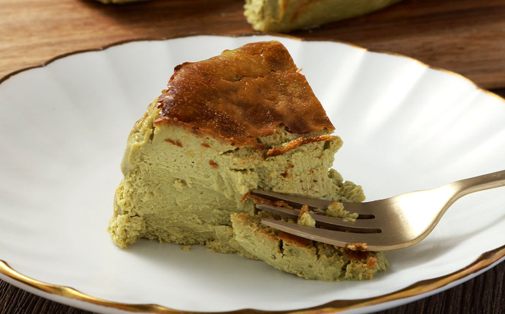 グルテンフリー！ 抹茶 バスクチーズケーキ 12cm×1個 バスクチーズ チーズケーキ