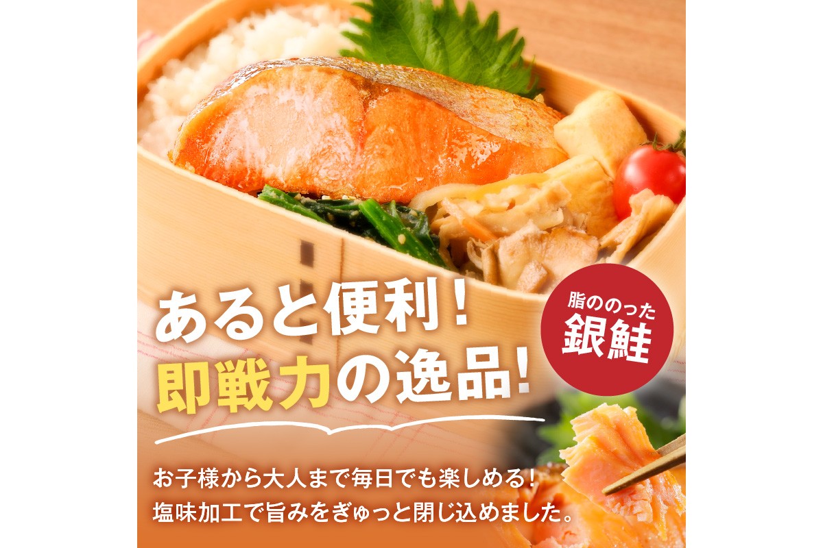 【A5-482】【訳あり】塩銀鮭切り身 甘塩仕立て(1.6kg)