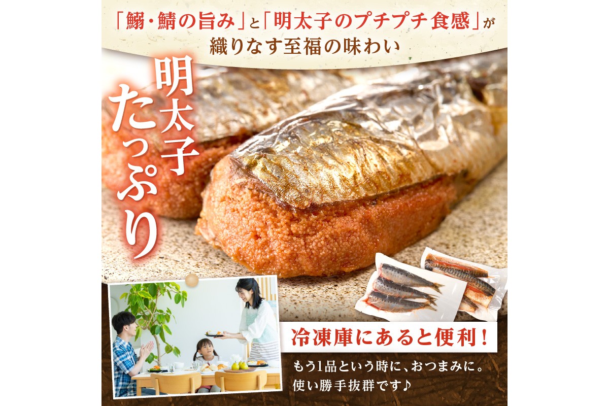 【B5-051】いわし明太&さば明太セット 12尾