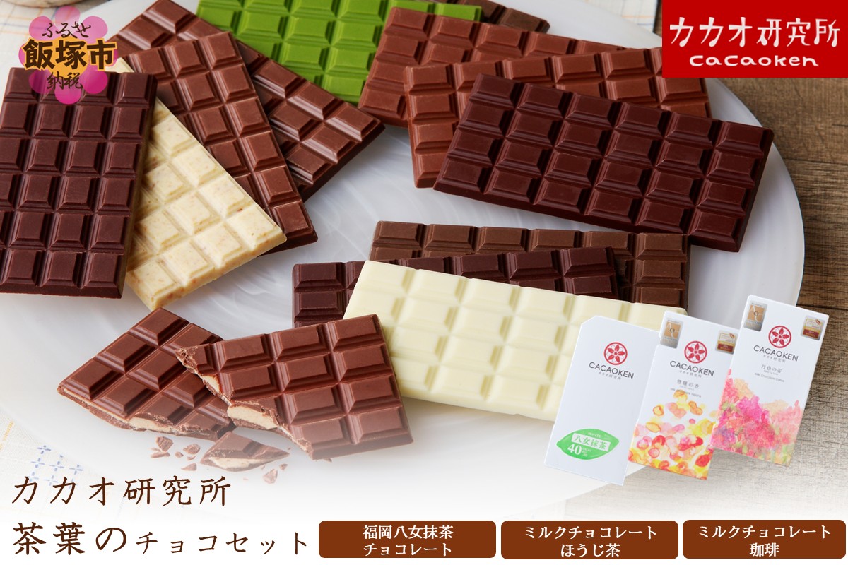 【A5-523】カカオ研究所 茶葉のチョコセット