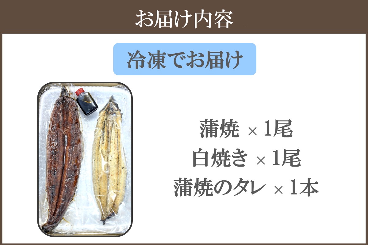 【B7-034】鹿児島産うなぎの蒲焼と白焼きセット 2尾