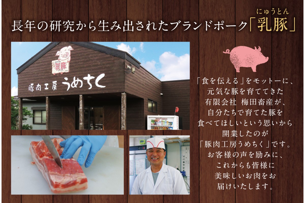 【A7-035】乳豚 粗挽きハンバーグ10個