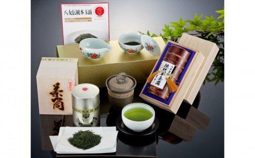 【L-002】八女伝統本玉露:星乃しずく茶Aセット