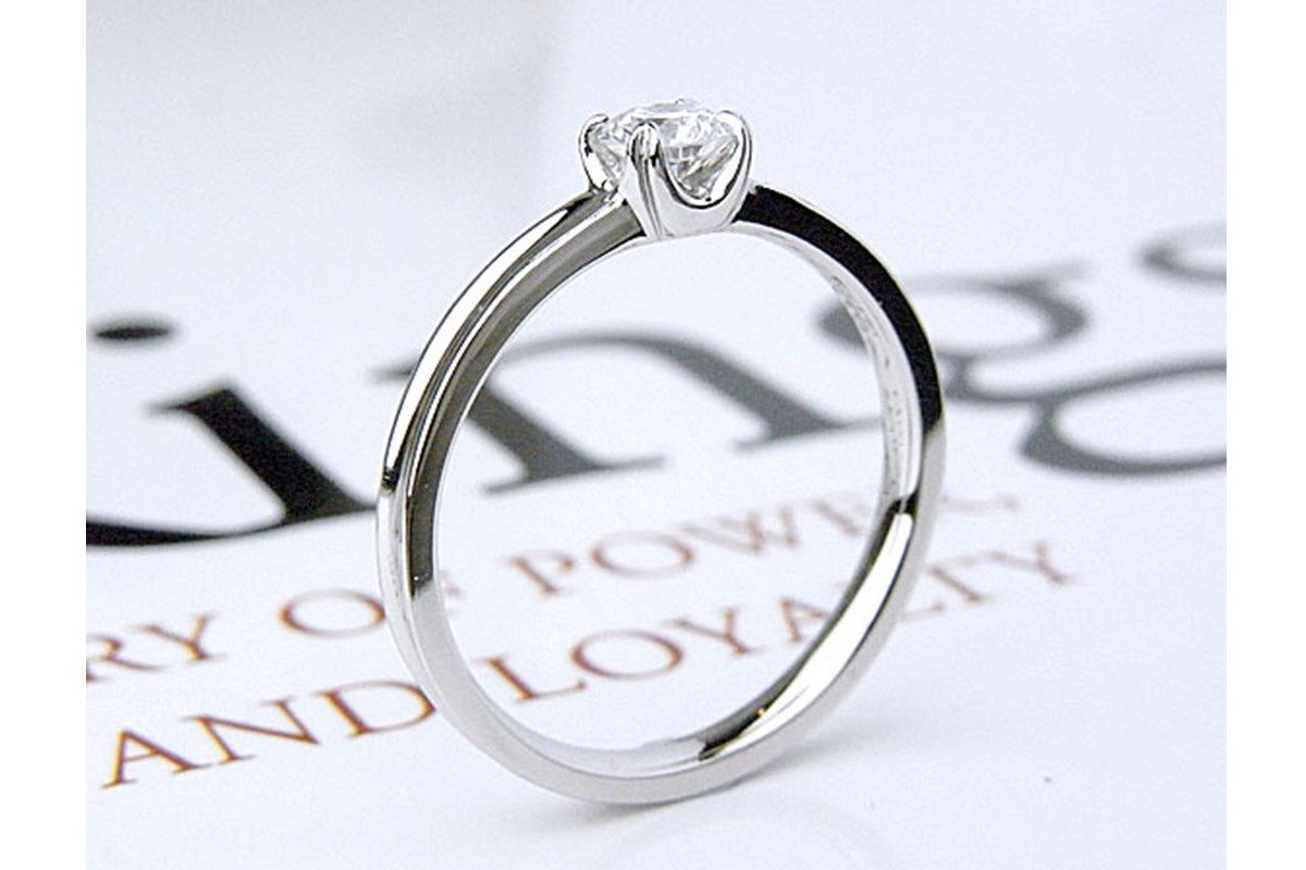 【K87-001】婚約指輪 フルール