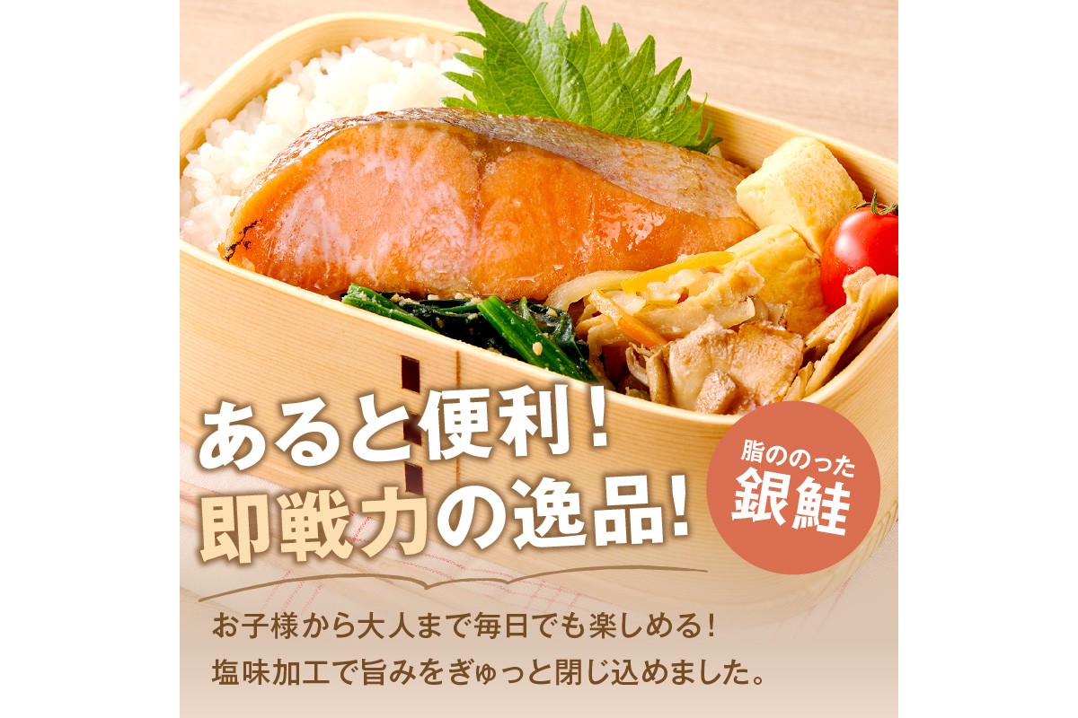 【A5-482】【訳あり】塩銀鮭切り身 甘塩仕立て(1.6kg)