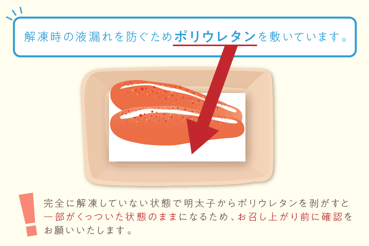 【A2-107】魚市場厳選 かねふく辛子明太子（1本もの 400g）