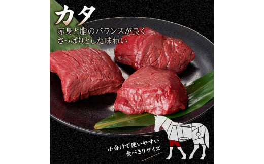 国産 馬刺し 赤身 たれ付き 【カタ】 《福岡肥育》 100g×3 【冷蔵】