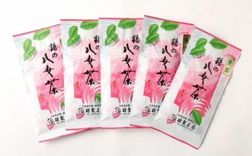 鶴の八女茶（イチオシの煎茶） ＜生産者直送＞ 100g×5本