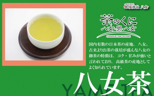 古賀製茶本舗　八女茶のみくらべ（煎茶・玉露白折）