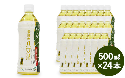 【産地直送】福岡の八女茶 煎茶ペットボトル（500ml×24本）