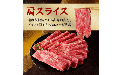 【牛肉】 船小屋牛 肩スライス 【500g】《筑後》【冷凍】