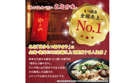 博多もつ鍋　あごだし醤油・こく味噌(各1〜2人前)　2箱セット