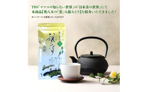 【お試し】高級茶・八女茶の老舗　古賀製茶本舗　奥八女の「薫」八媛みどり　煎茶　100g【メール便】