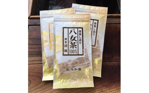 深蒸し八女茶100％高級煎茶清風