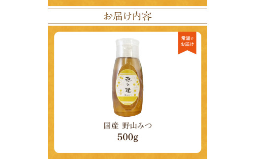 国産 野山みつ 500ｇ