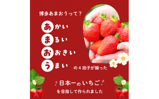 福岡県産あまおう 270g×4パック【2025年2月発送開始】　いちご 苺 イチゴ フルーツ 果物 あまおう