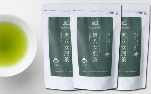 奥八女煎茶ティーバッグ（5g×20P）3袋