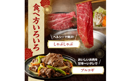 【牛肉】 船小屋牛 モモ 赤身スライス 【500g】《筑後》【冷凍】