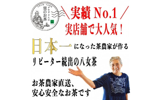 自社製造の深蒸しの八女茶！当店実績ナンバーワン！樹の抄（いつきのしょう）100g入り