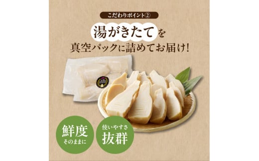 ＜道の駅たちばなオリジナル＞大釜湯がき筍 ２kg（2025年4月〜発送開始）