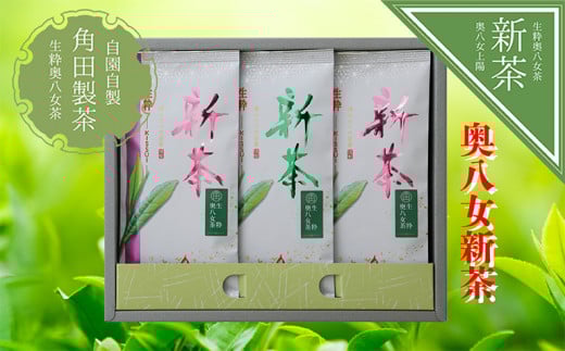 【新茶】奥八女新茶 詰合わせ(3本)【2026年5月発送開始】 お茶 八女茶 緑茶 茶葉 濃厚 国産 福岡県 八女市