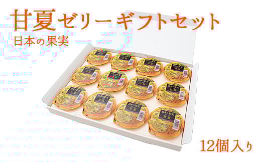 甘夏ゼリー12個ギフトセット